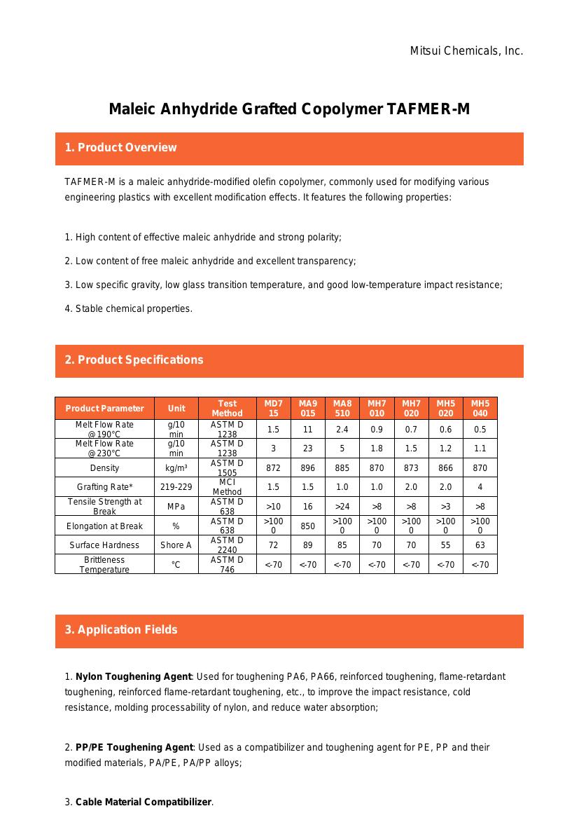 Mitsui Chemicals TAFMER-M